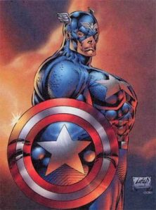 Captain America by Rob Liefeld