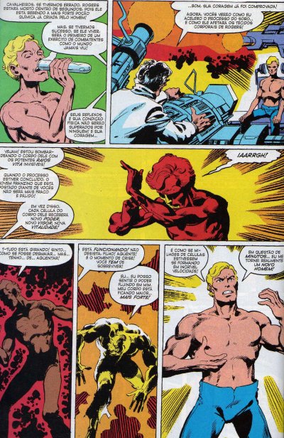 Capitão América - origem por Stern e Byrne