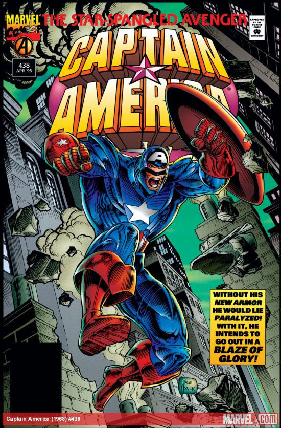 captain america 438 cover 1995