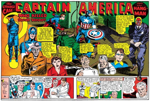 Captain America Comics 06 1941 - inside splash page