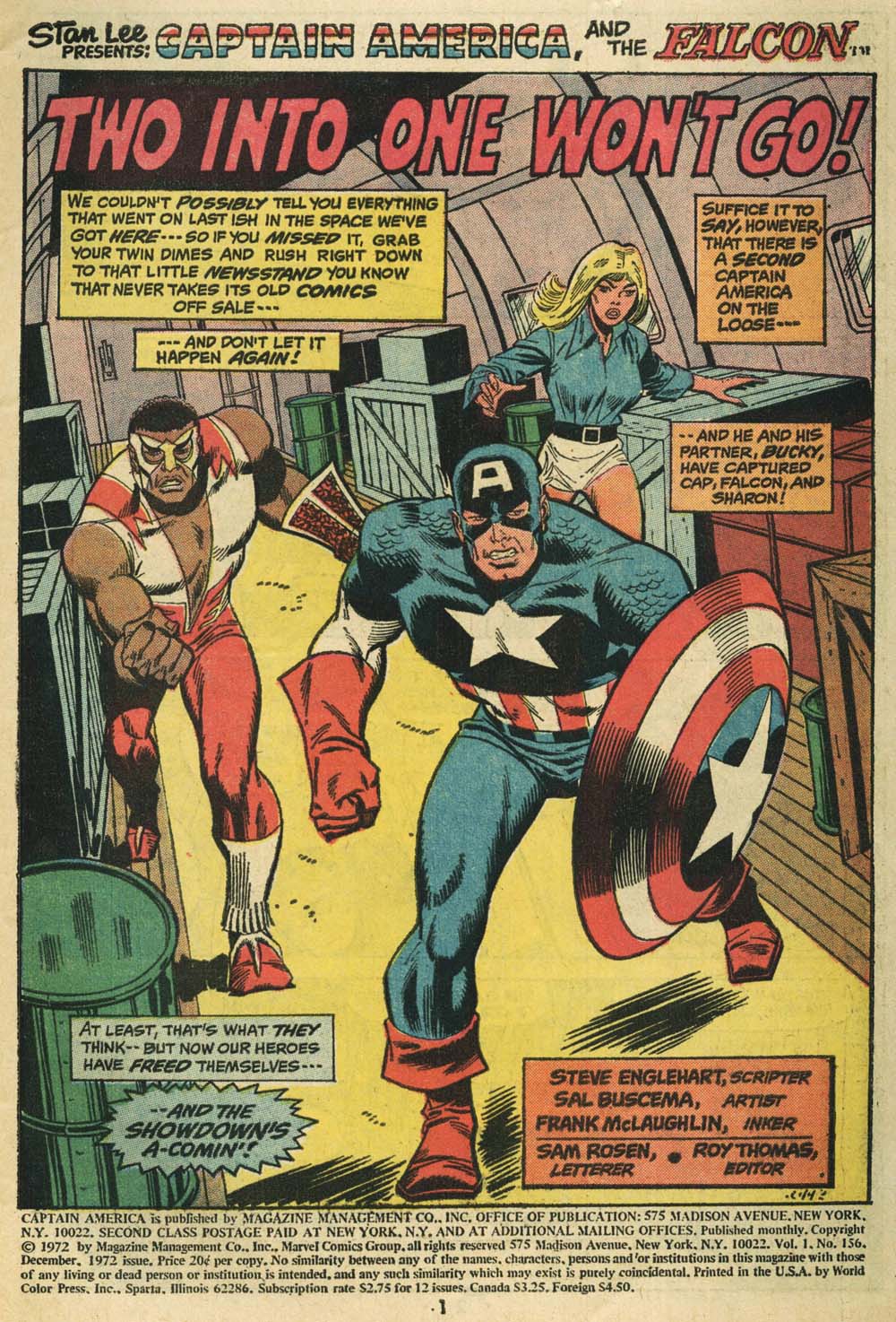 Captain_America156_01 by sal buscema