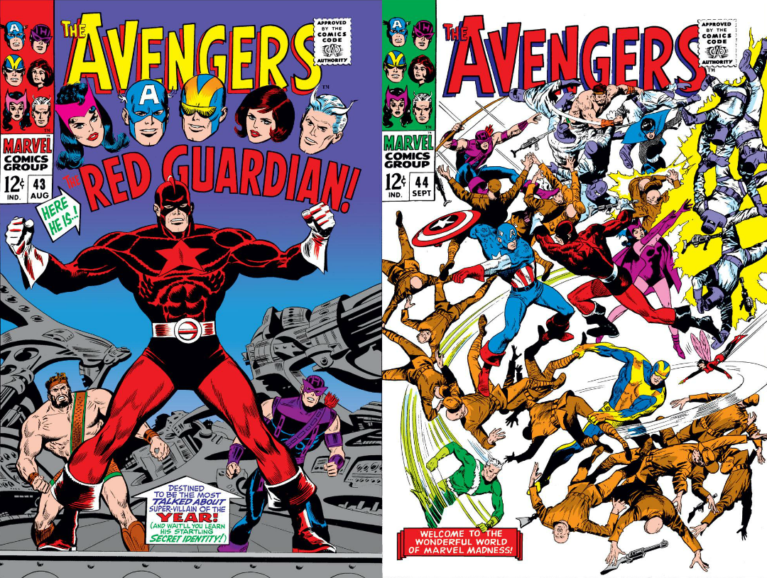 avengers 43-44 covers 1967