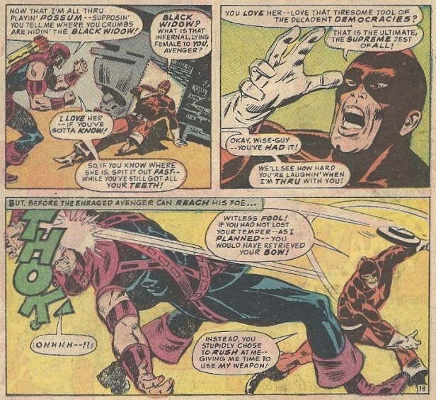 avengers 43 hawkeye vs red guardian