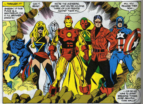 avengers 70s by perez