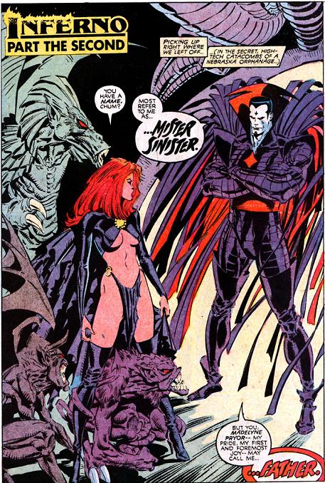 madelyne pryor and mr. sinister