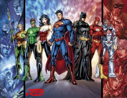 nova liga da justiça - reboot (by geoff johns e jim lee)