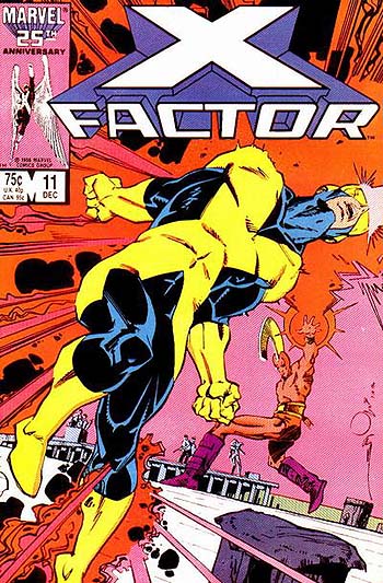 xfactor 11 cover by walt simonson (cyclops)