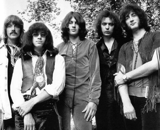 A formação clássica do Deep Purple, nos anos 1970.