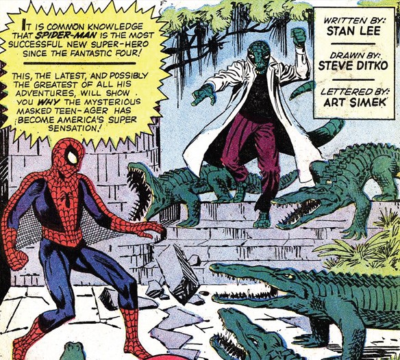 spider-man and the lizard by steve ditko