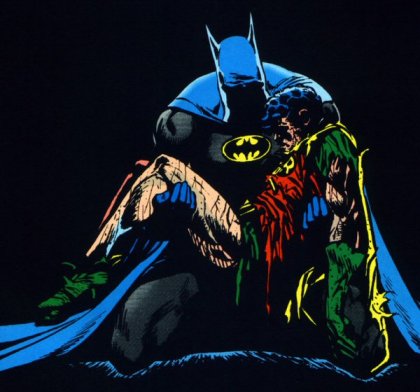 A morte do Robin II por Starlin e Aparo: clássico dos anos 1980.