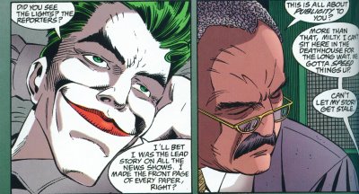 O Coringa na arte de Graham Nolan.