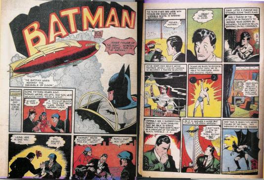 A origem do Batman é contada por Finger e Kane em 