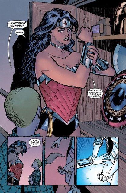 Mulher-Maravilha: novo visual nos quadrinhos.