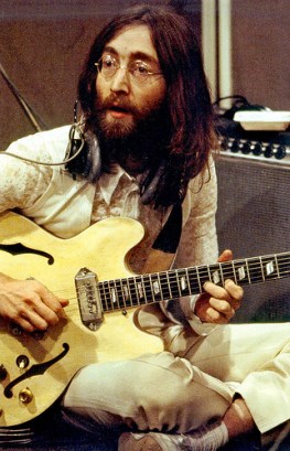 John Lennon nas sessões de Abbey Road: Come together.