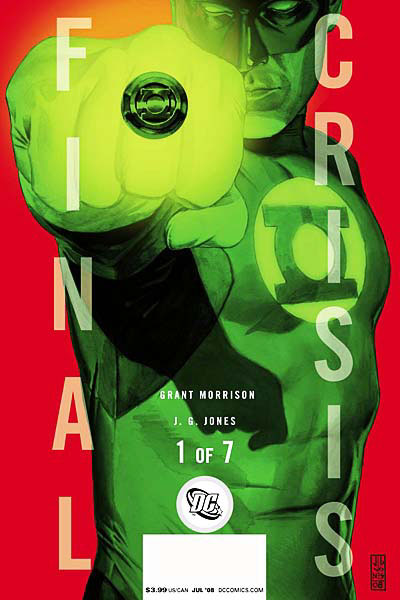 Green Lantern - final crisis cover