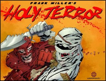 Capa de Holly Terror: discurso contra o islã e os mulçumanos.