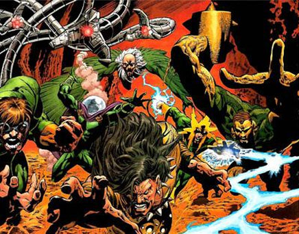 O Sexteto Sinistro pelo brasileiro Mike Deodato Jr.