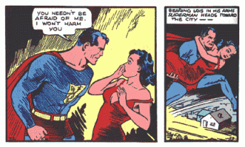 O primeiro encontro com Lois Lane.