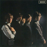 Brian (esq.) é o destaque na capa do primeiro álbum dos Stones, em 1964.