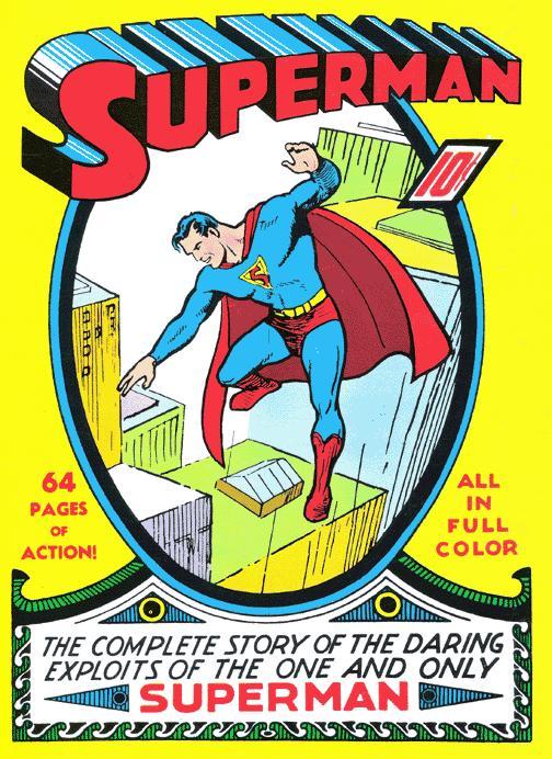 Superman 1 (original cover by joe shuster)