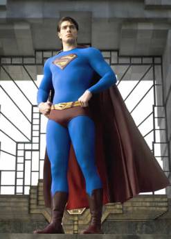 Brandon Routh como o Superman.