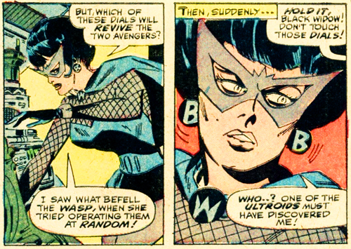 black widow first costume