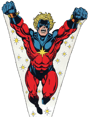 O Capitão Marvel: guerreiro Kree.