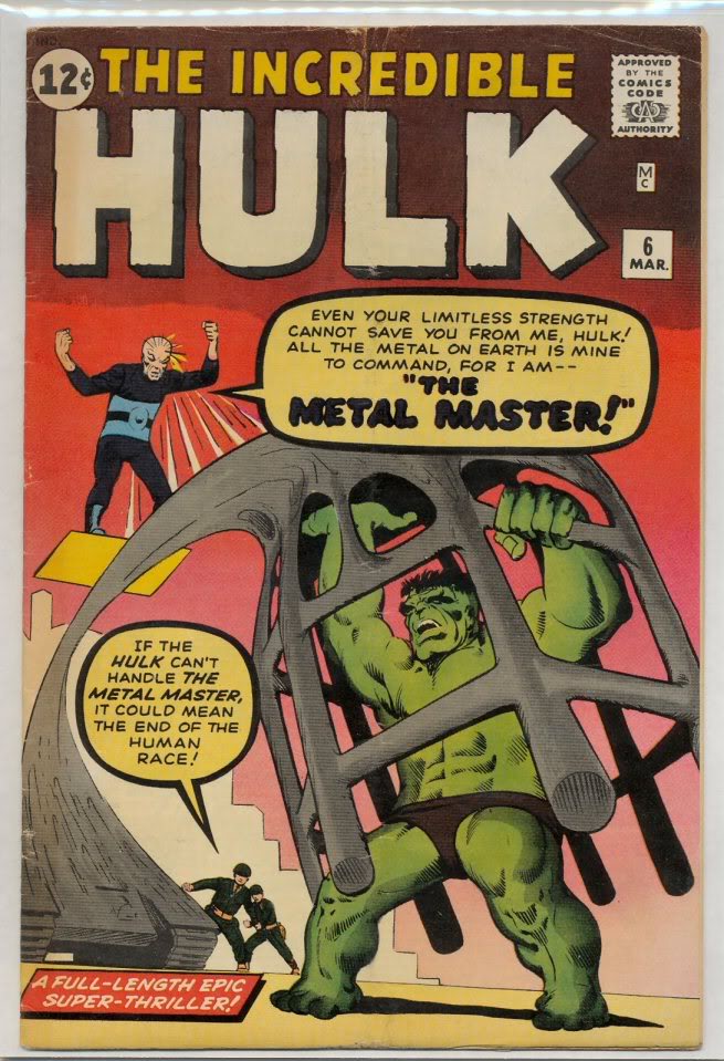 hulk 6 cover 1963