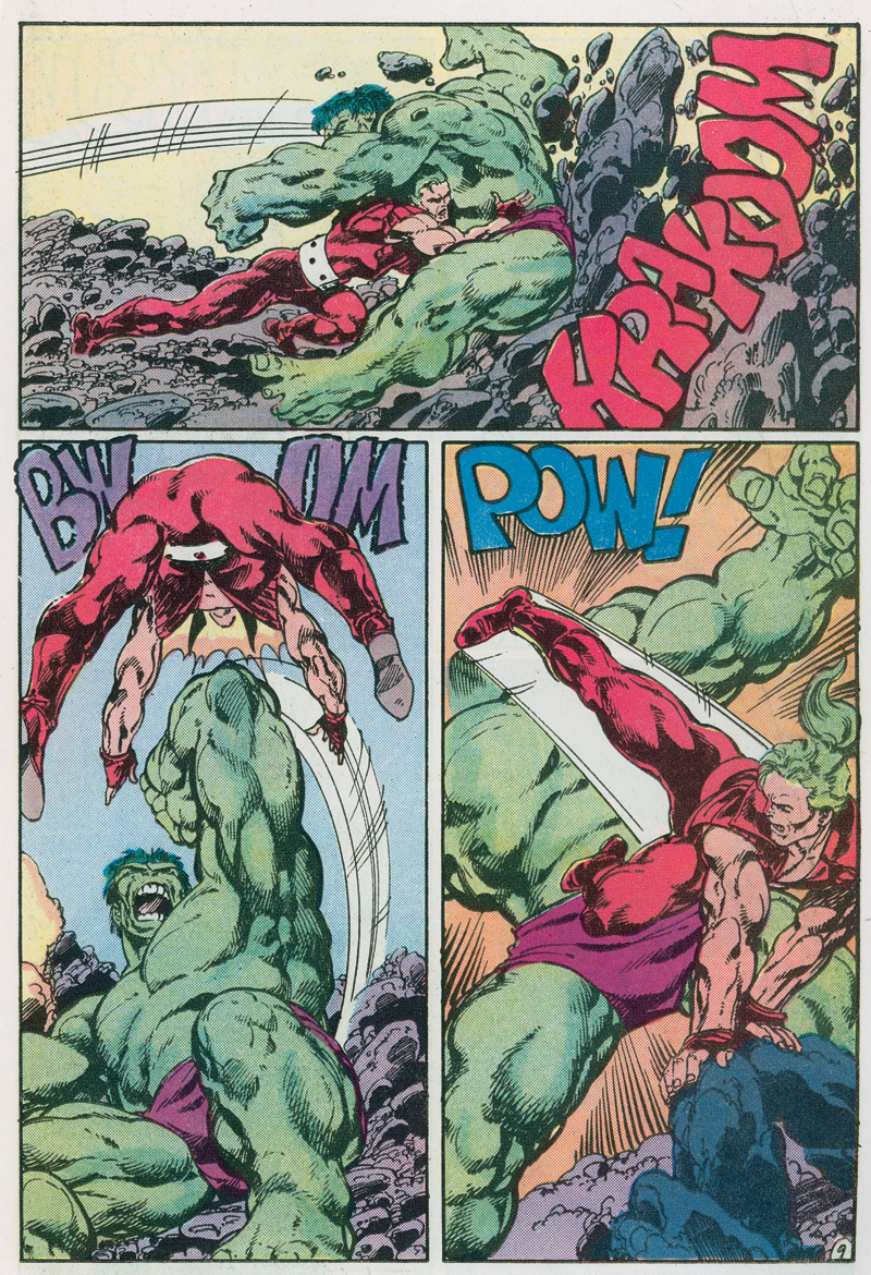 Hulk vs Doc Samson by John Byrne