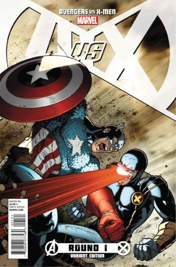 Capitão América vs. Ciclope: guerra entre heróis.