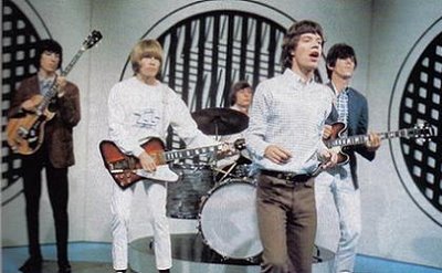 Os Stones ao vivo em 1966.