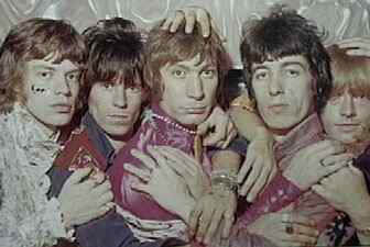 Os Stones aderiram à fanfarra psicodélica.