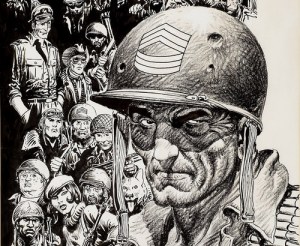 sgt rock by joe kubert pin up