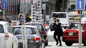 The Wolverine set logan with mariko in the arms in the street