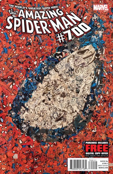 A bela capa de Amazing Spider-Man 700: polêmica.