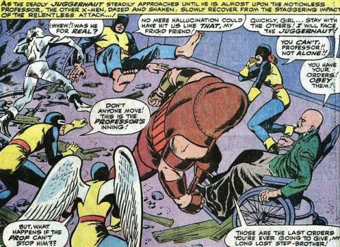 O Fanático ataca Xavier e os X-Men por Lee e Kirby.