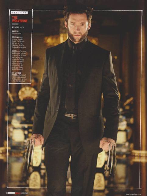 Wolverine civilizado na revista Empire.