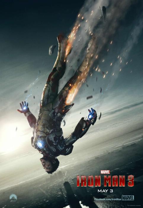 O novo poster: situações extremas esperam Tony Stark.