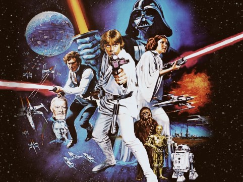 Cartaz do primeiríssimo Star Wars.