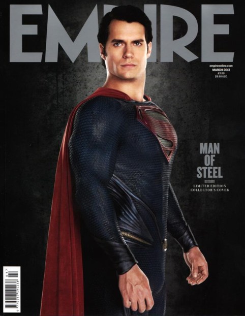A capa da Empire com o novo Superman.