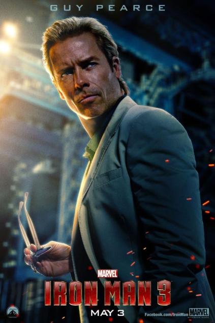 Guy Pearce como Aldric Killian: superpoderes.