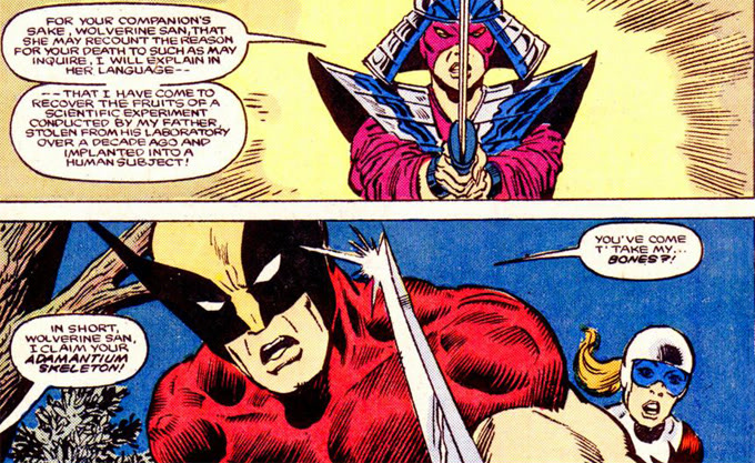 LadyDeathstrike in alpha flight comics with wolverine