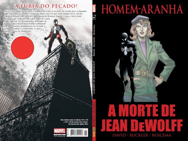 Capa e contracapa do encadernado da Panini: republicação depois de mais de 20 anos!