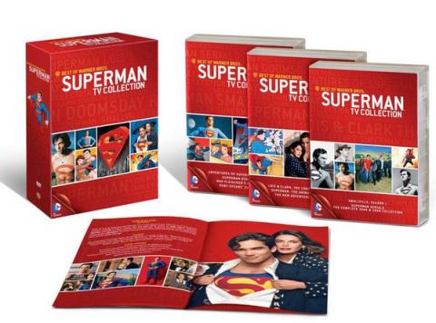 O Box com 30 discos e o melhor do Superman para a TV, desde 1941 até hoje.