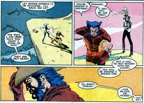 wolverine and storm talks uxm 220