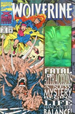 Capa de Wolverine 75, parte de Atração Fatal.