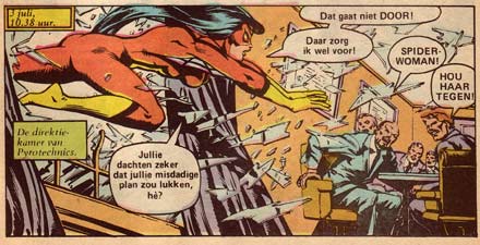 A Mulher-Aranha da Marvel.