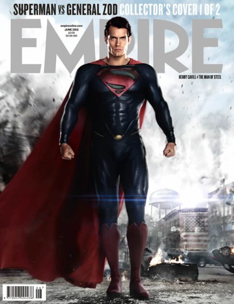 A nova capa da Empire com o Superman.