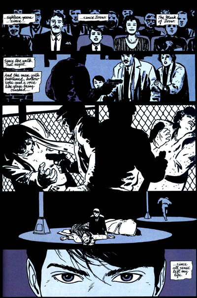 A clássica cena do assassinato.