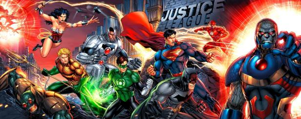 justice league banner by jim lee new 52